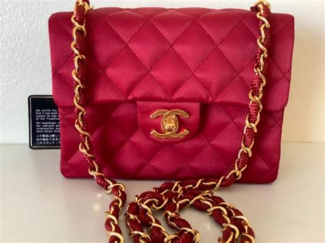 chanel classic red mini|Chanel medium classic flap price.